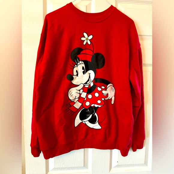 Disney Sweaters - Women’s Sz large mini mouse sweatshirt
